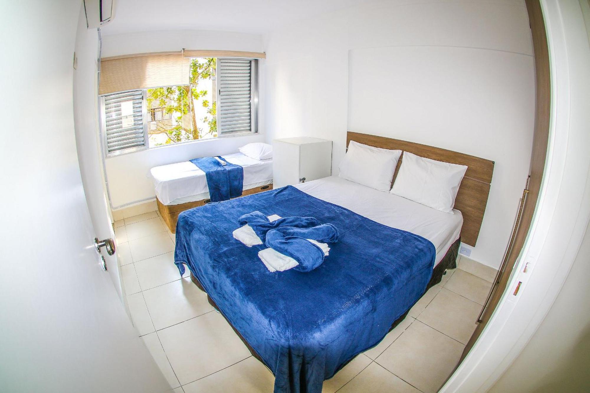 5E-Pe Na Areia Da Praia Do Tombo, 2 Quartos, Ar Cond, 2 Banheiros,2 Vagas+Roupas De Cama Гуаружа Екстер'єр фото